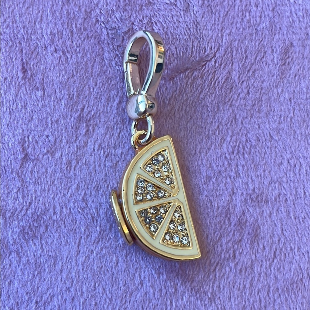 JUICY COUTURE Gold and Silver Citrus Charm
